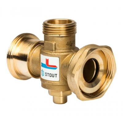 SVM-0050-327008 STOUT Термостатический смесительный клапан G 1