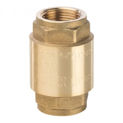 SVC-0001-000020 STOUT 3/4 Клапан обратный пружинный муфтовый с металлическим седлом