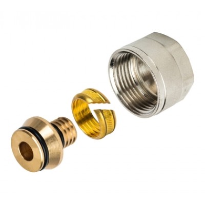 SFC-0021-001620 STOUT Фитинг компрессионный для труб PEX-AL-PEX 16х2,0х3/4