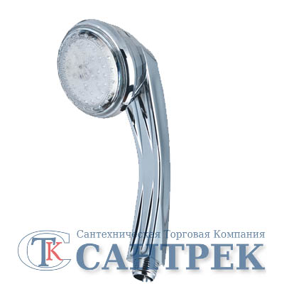 Лейка д/душа пласт подсветкой три цв. KD8468T