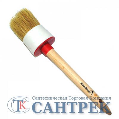 682-041 HEADMAN Кисть круглая в пласт. корпусе нат. щетина №16 (55мм)