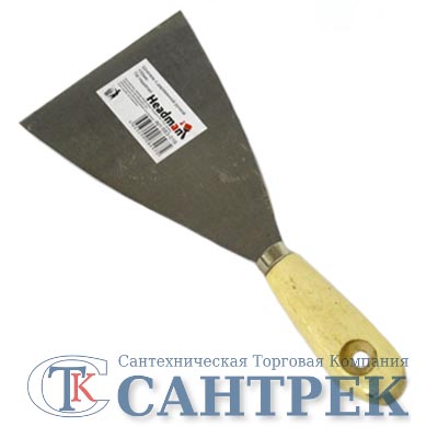 683-016 HEADMAN Шпатель дерев. ручка 100 мм
