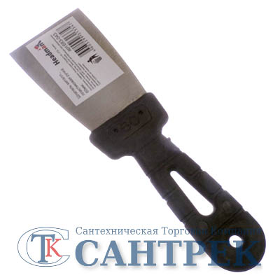683-043 HEADMAN Шпатель металл. пластиковая ручка 60 мм