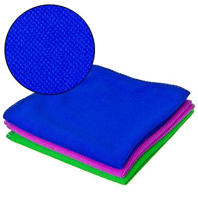 САЛФЕТКА VETTA из микрофибры ЭКОНОМ 30*30см 3цв. (448-186)