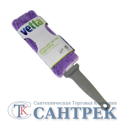 Щетка VETTA для чистки радиаторов из микрофибры RS06-104 (40х10см) (448-044)