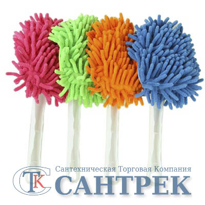 Щетка VETTA с насадкой из микрофибры, утюг 3906, 29см. микс (448-011)