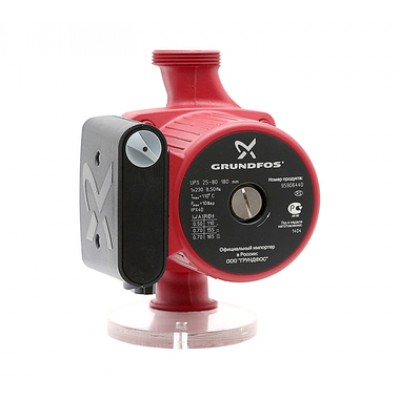 95906440 Grundfos Насос UPS 25-80 с гайками (1х230) циркуляционный/ бытовой