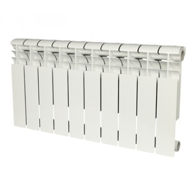ROMMER Profi BM 350 (BI350-80-80-130) 10 секций радиатор биметаллический (RAL9016)