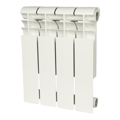 ROMMER Profi BM 350 (BI350-80-80-130) 4 секции радиатор биметаллический (RAL9016)