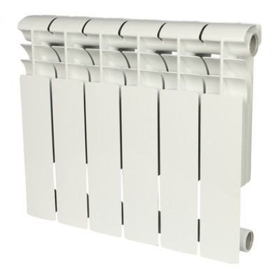ROMMER Profi BM 350 (BI350-80-80-130) 6 секций радиатор биметаллический (RAL9016)