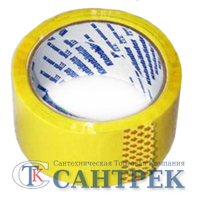 Скотч Klebebander 50*40м 50 мкм ЖЕЛТЫЙ