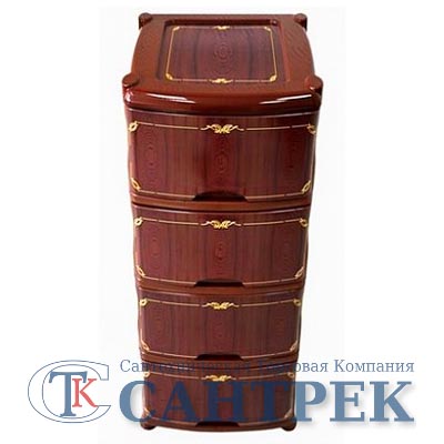 Комод (4 секции) декор 
